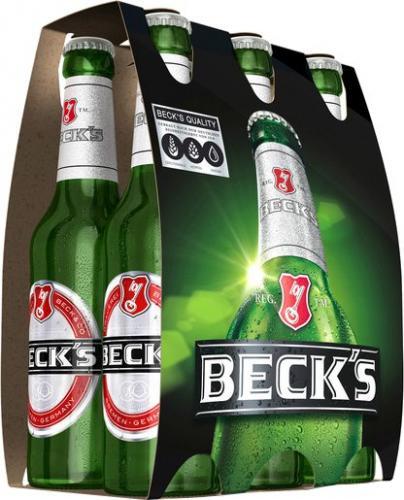 Becks set van 6 flesjes á 0,33 liter